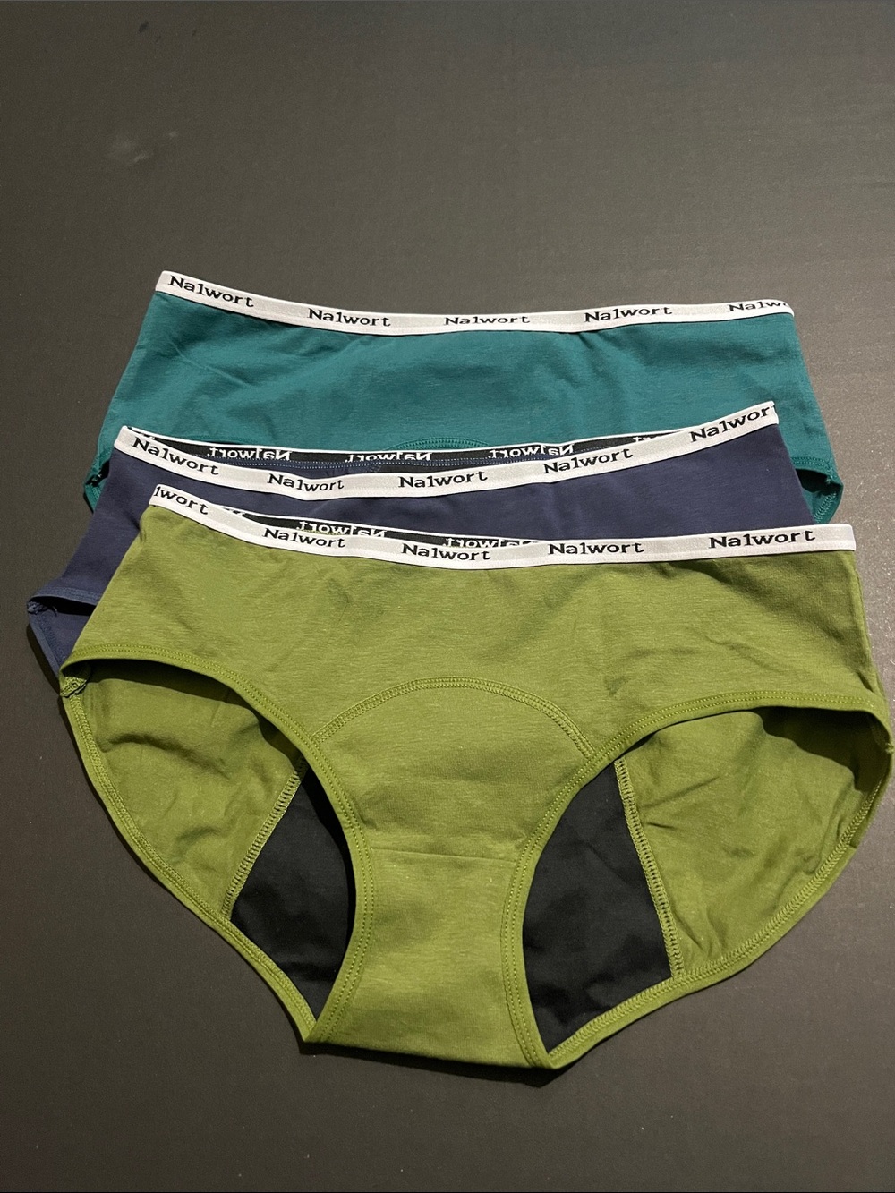 Nalwort Teen Girls period Panties Cotton Leakproof menstrual Underwear 2XL 14/16